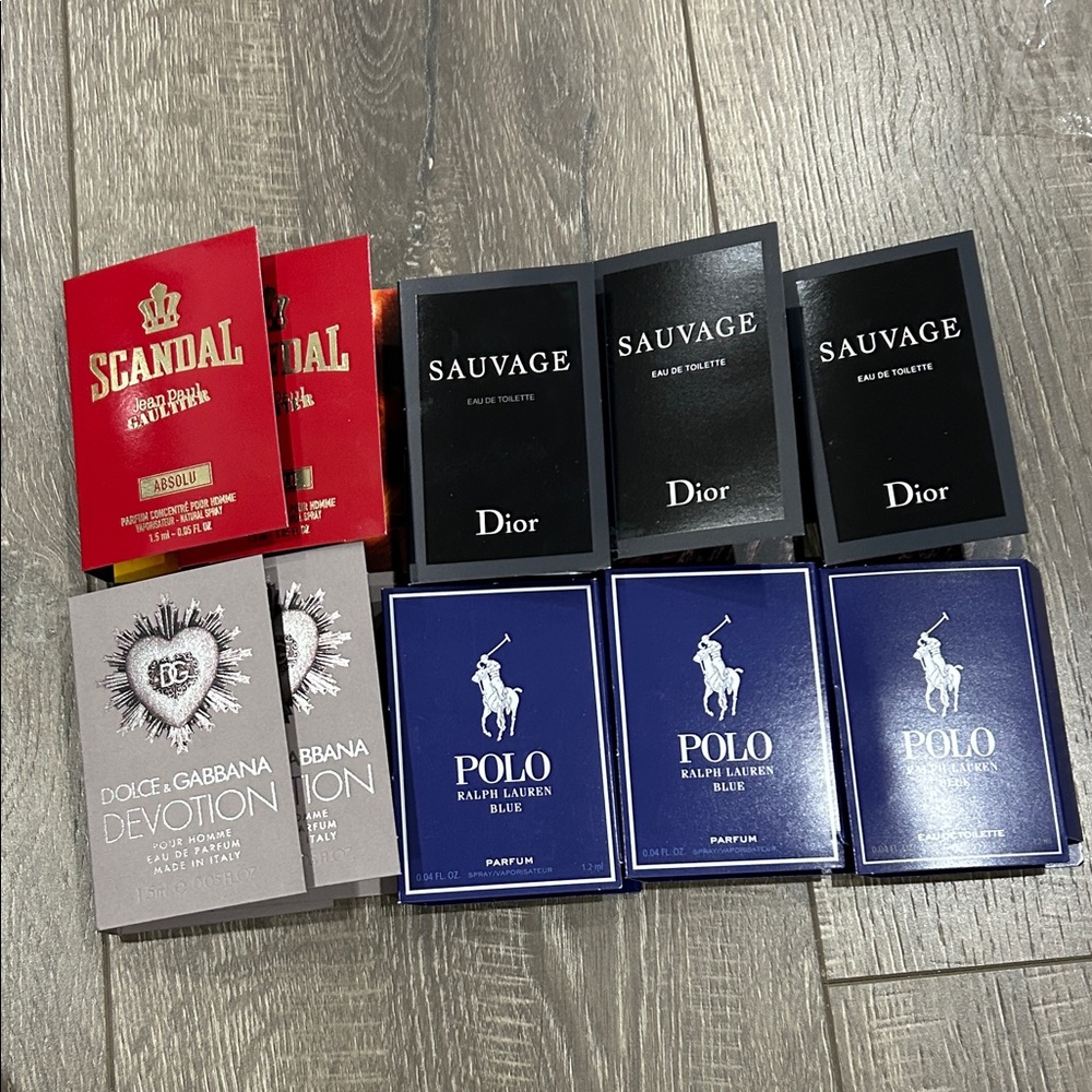 10 pieces men’s samples collection